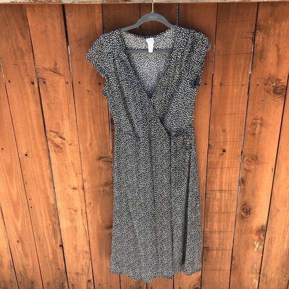H&M Dresses 3 For 6 Hm Floral Midi Wrap Dress Poshmark
